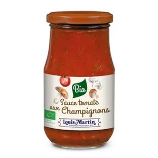 Sauce tomate aux champignons bio