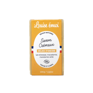 Savon au lait d'ânesse certifié Cosmos Organic