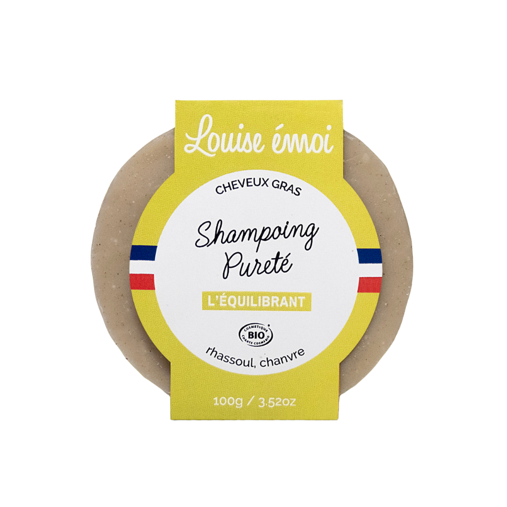 Shampoing solide équilibrant certifié Cosmos Organic