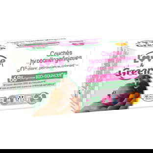 Couches T3 (4-9kg) hypoallergéniques x 52