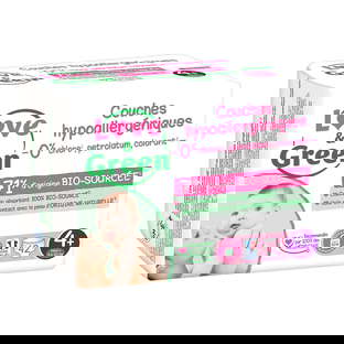 Couches T4+ (9-20kg) hypoallergéniques x 42