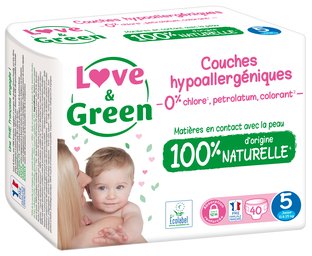 Couches T5 (12-25kg) hypoallergéniques x 40