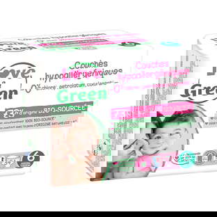 Couches T6 (15kg et +) hypoallergéniques x 34