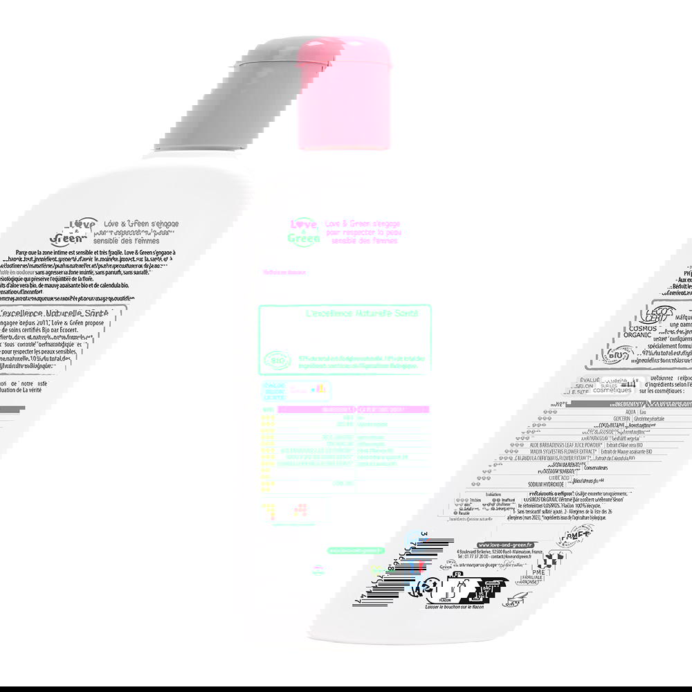 Gel intime apaisant - certifié bio