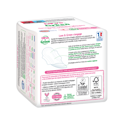 Serviettes normal avec ailettes x 14