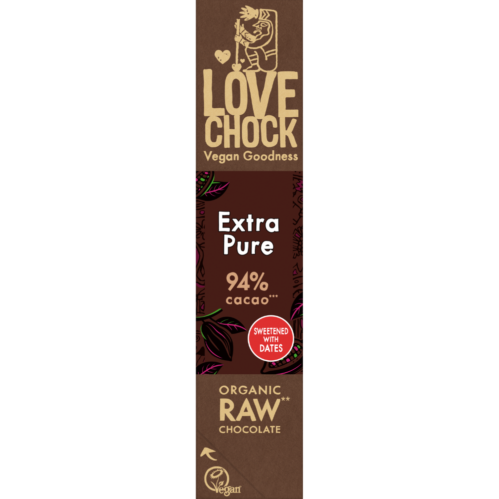 Barre chocolat extra pure 94% bio