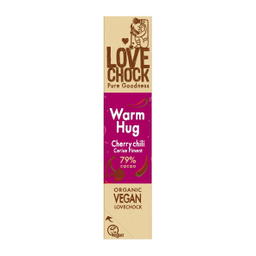 Barre chocolat vegan cerise piment bio