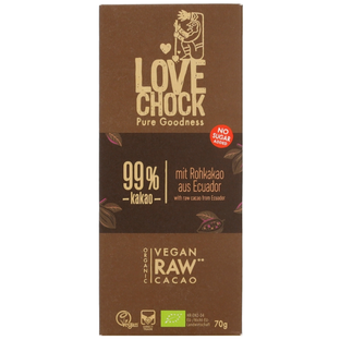Bio Schokolade 99% Kakao, vegan