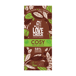 Tablette Chocolat Noisettes Vegan et Bio