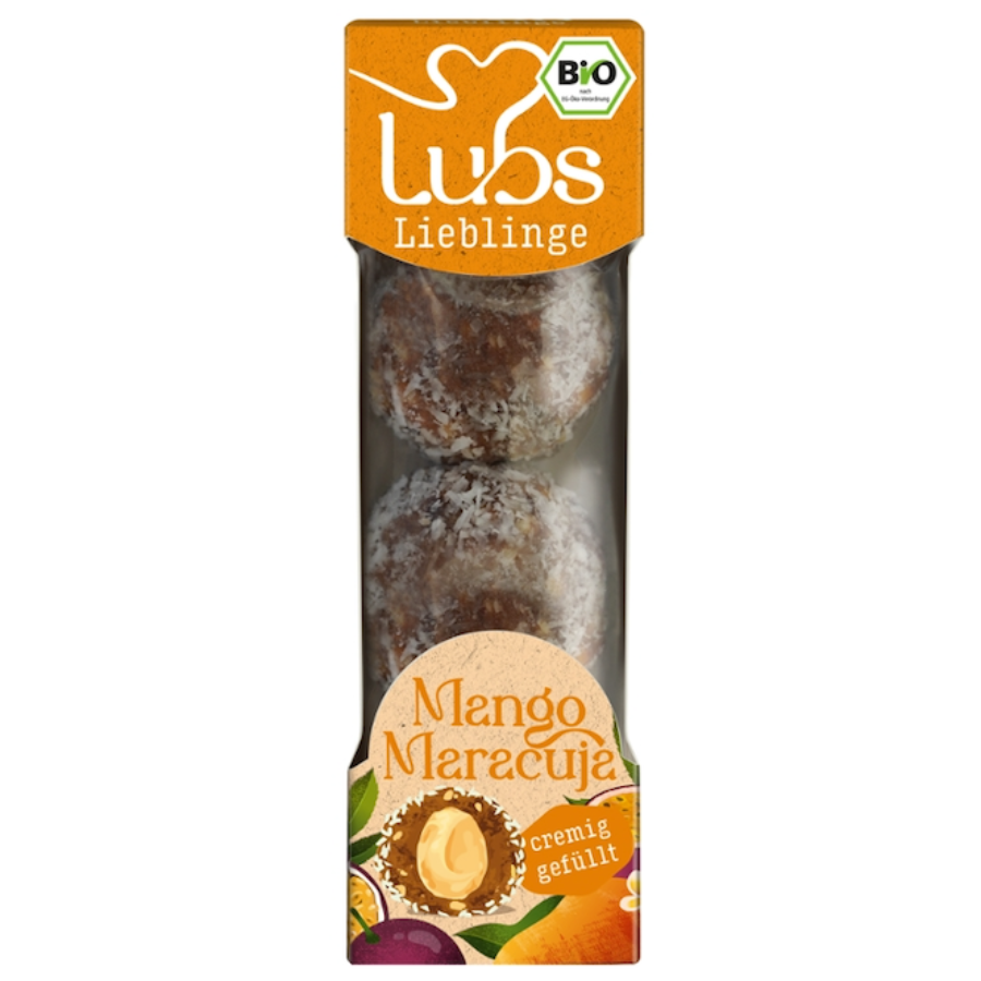 Bio Fruchtkugeln Mango-Maracuja