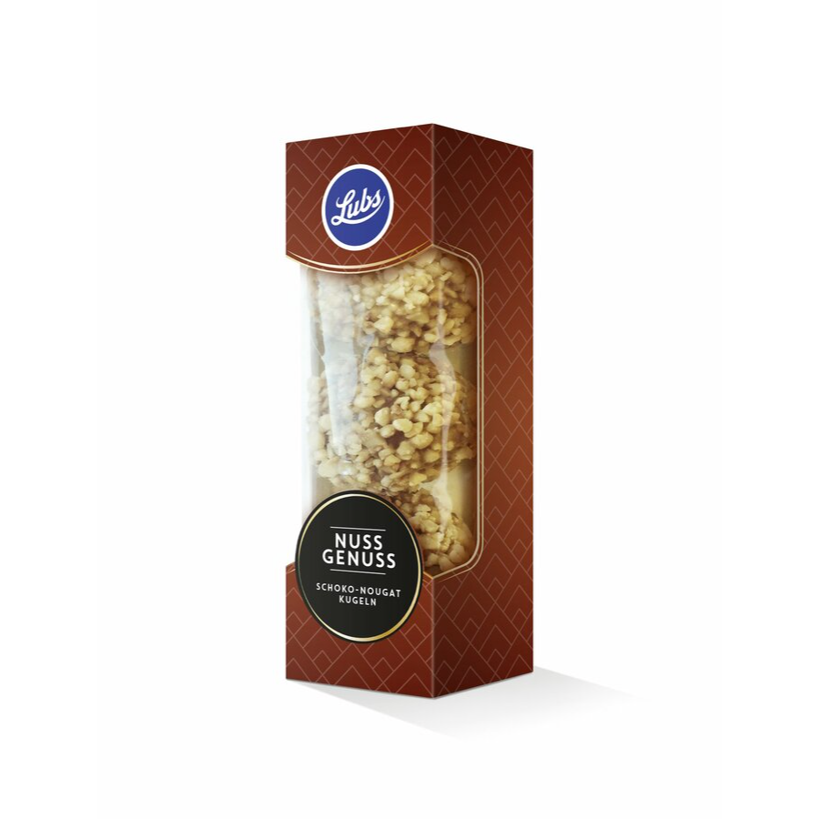 Bio Schoko Genuss Kugeln mit Nuss-Nougat-Creme, glutenfrei