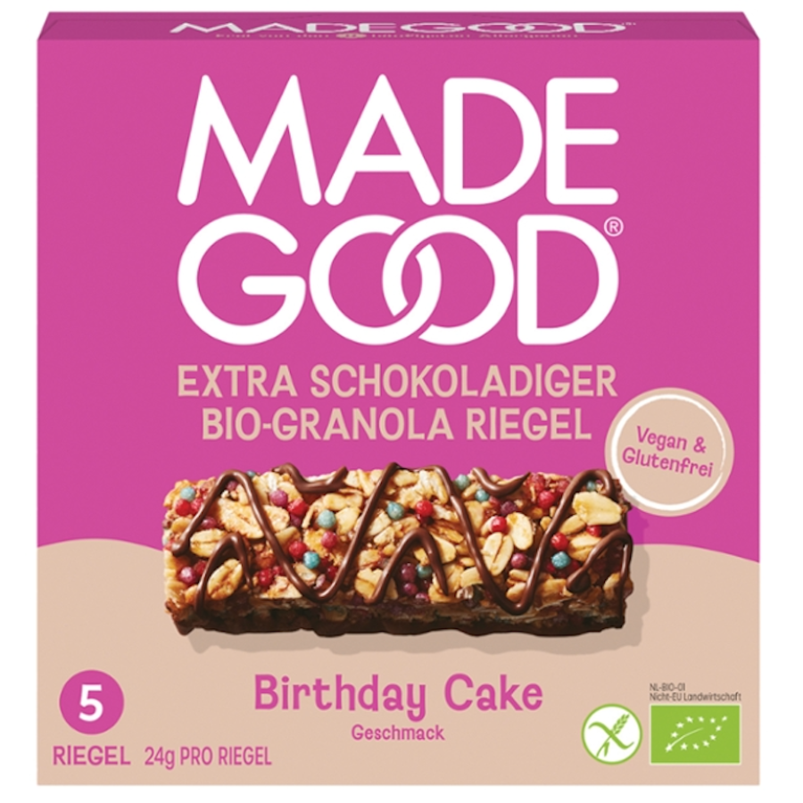 Bio Granolariegel Birthday Cake, 5 Stk.