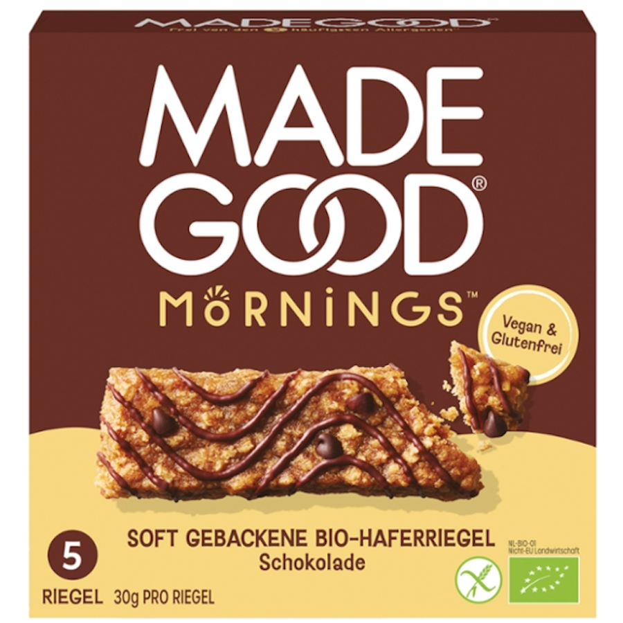 Bio Haferriegel Schokolade, 5 Stk.