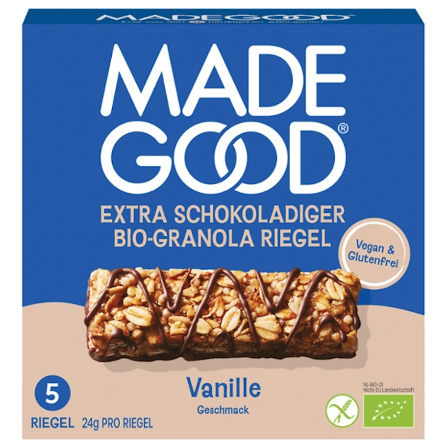 Bio Granolariegel Schoko-Vanille, 5 Stk.
