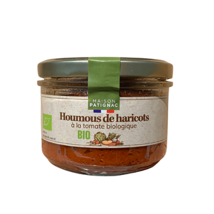 Houmous de haricots à la tomate bio