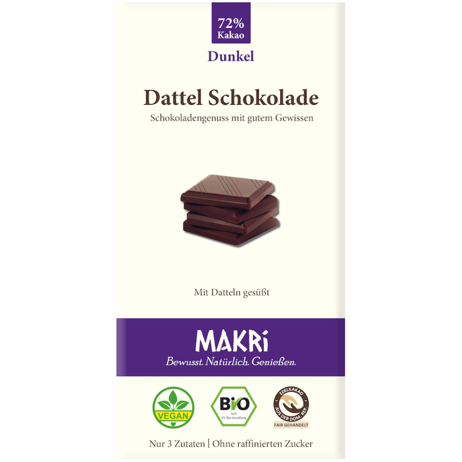 Bio Dattel Schokolade Dunkel