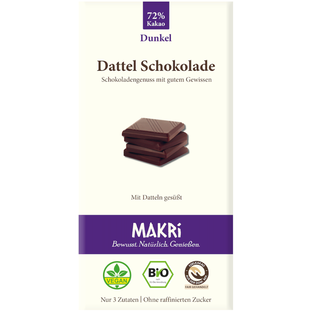 Bio Dattel Schokolade Dunkel