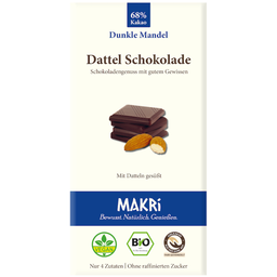 Bio Dattel Schokolade Dunkle Mandel