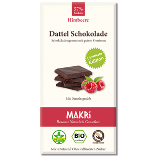 Bio Dattel Schokolade Himbeere