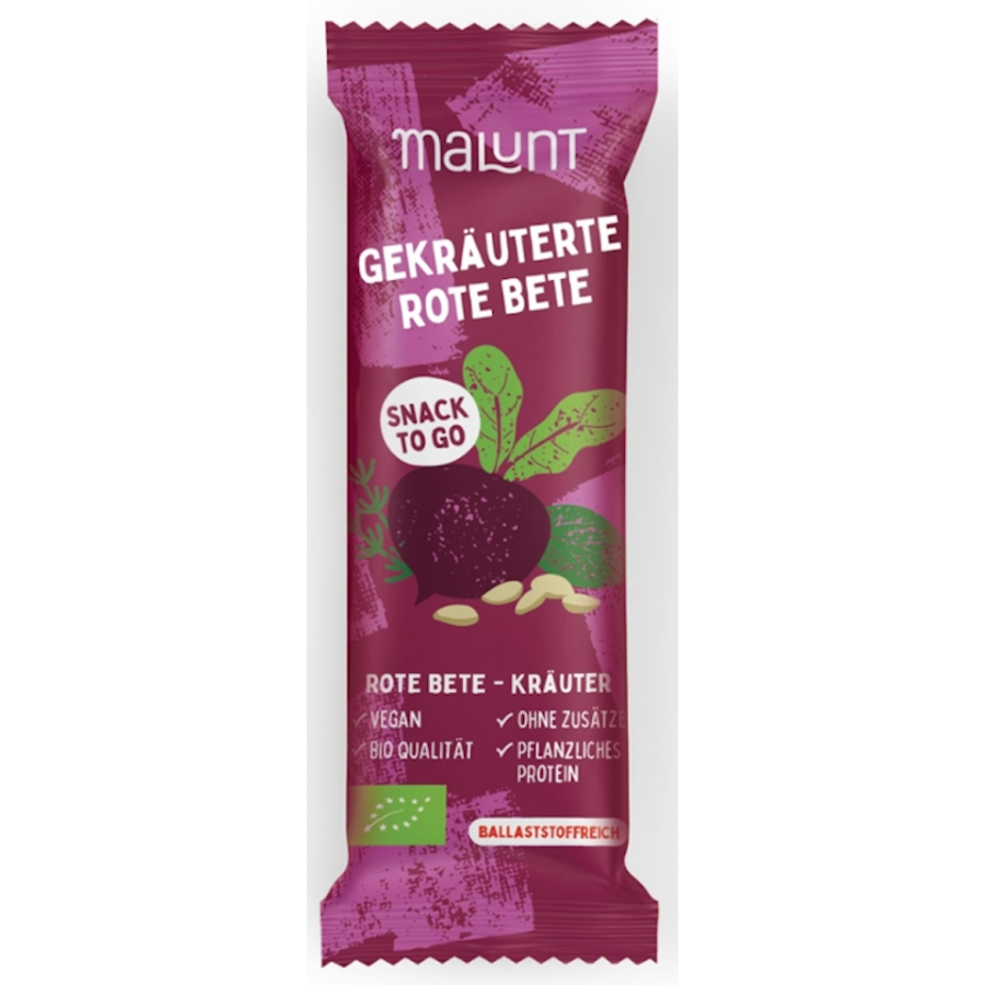 Bio Gemüseriegel Gekräuterte Rote Bete