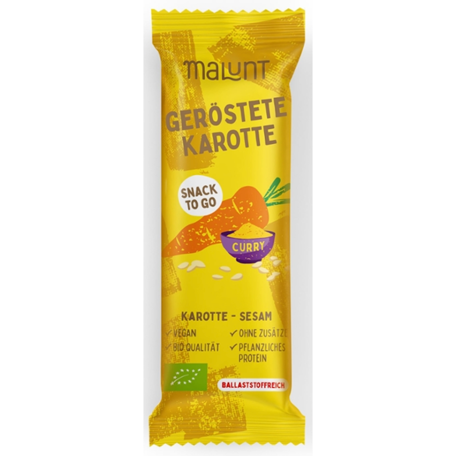 Bio Gemüseriegel Geröstete Karotte