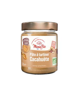 Pâte à tartiner cacahuète bio