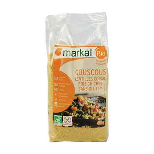  Couscous lentilles corail et pois chiches bio