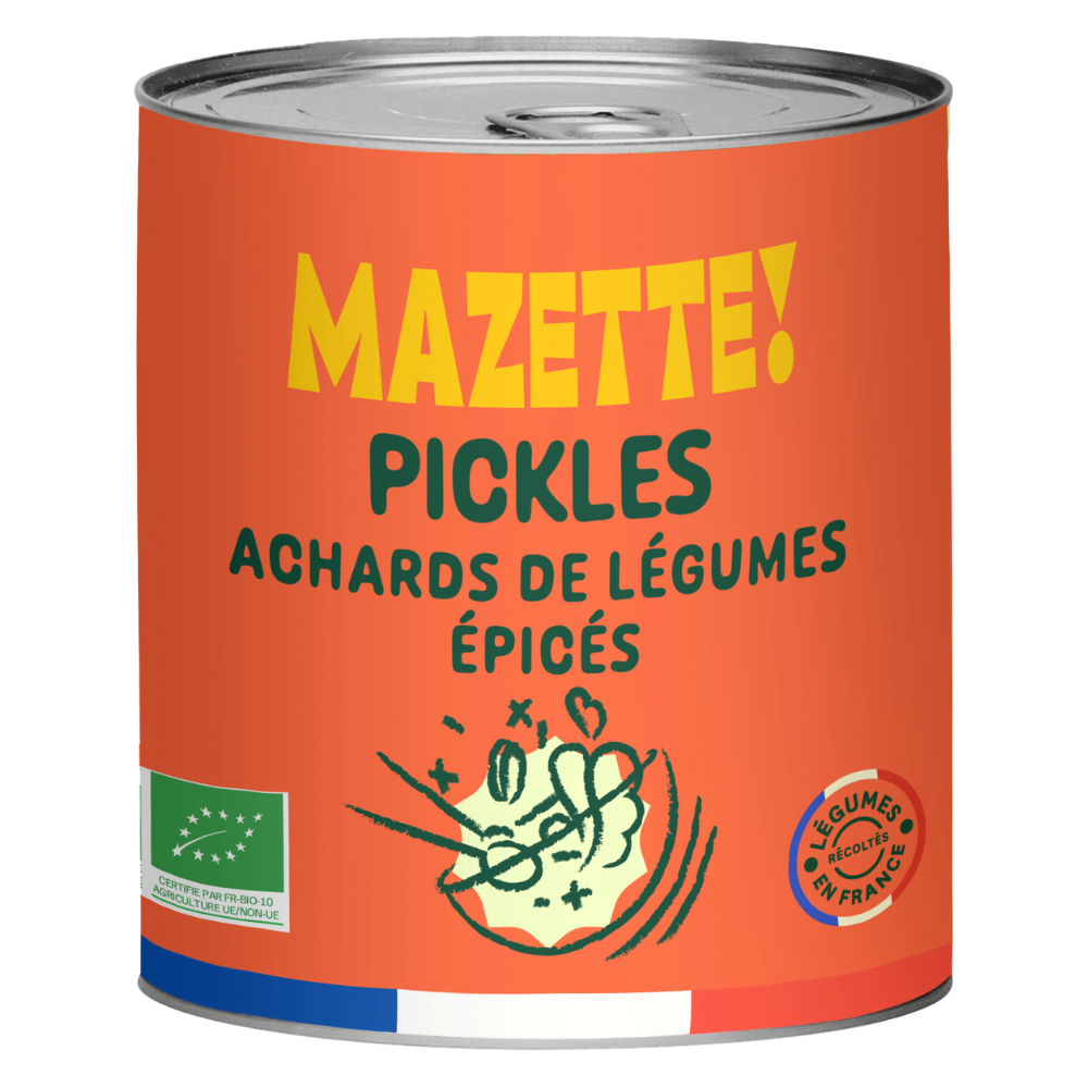 Pickels achards de légumes bio