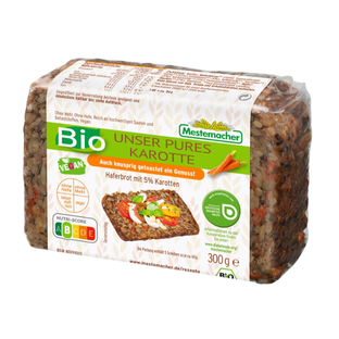 Bio Haferbrot Karotte