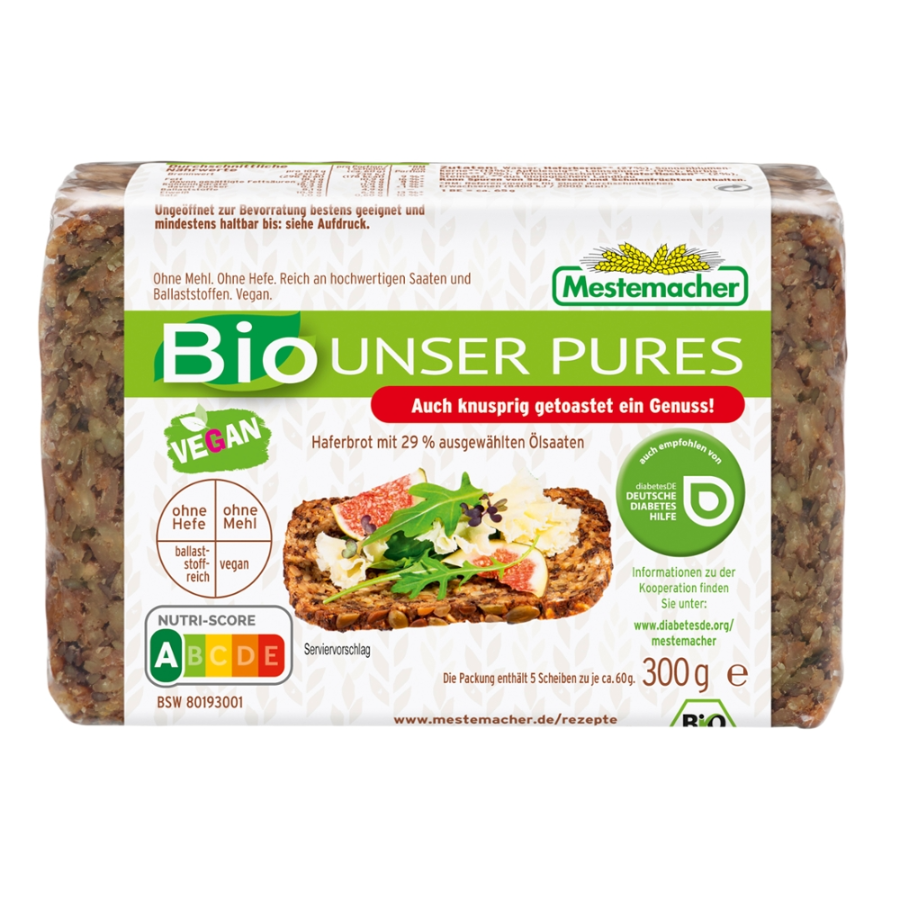 Bio Haferbrot mit Ölsaaten