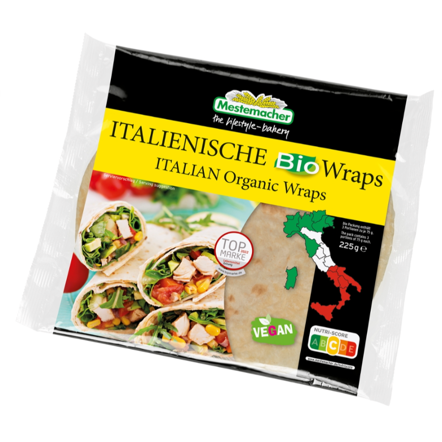 Bio Wraps Weizen, 3 Stück