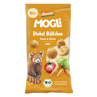 Bio Dinkel-Bällchen Tomate & Karotte, demeter