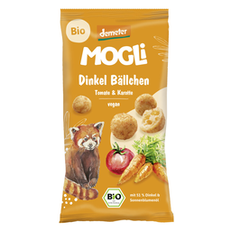 Bio Dinkel-Bällchen Tomate & Karotte, demeter