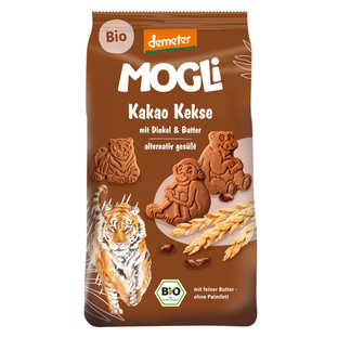 Bio Kakao Kekse mit Dinkel & Butter, demeter