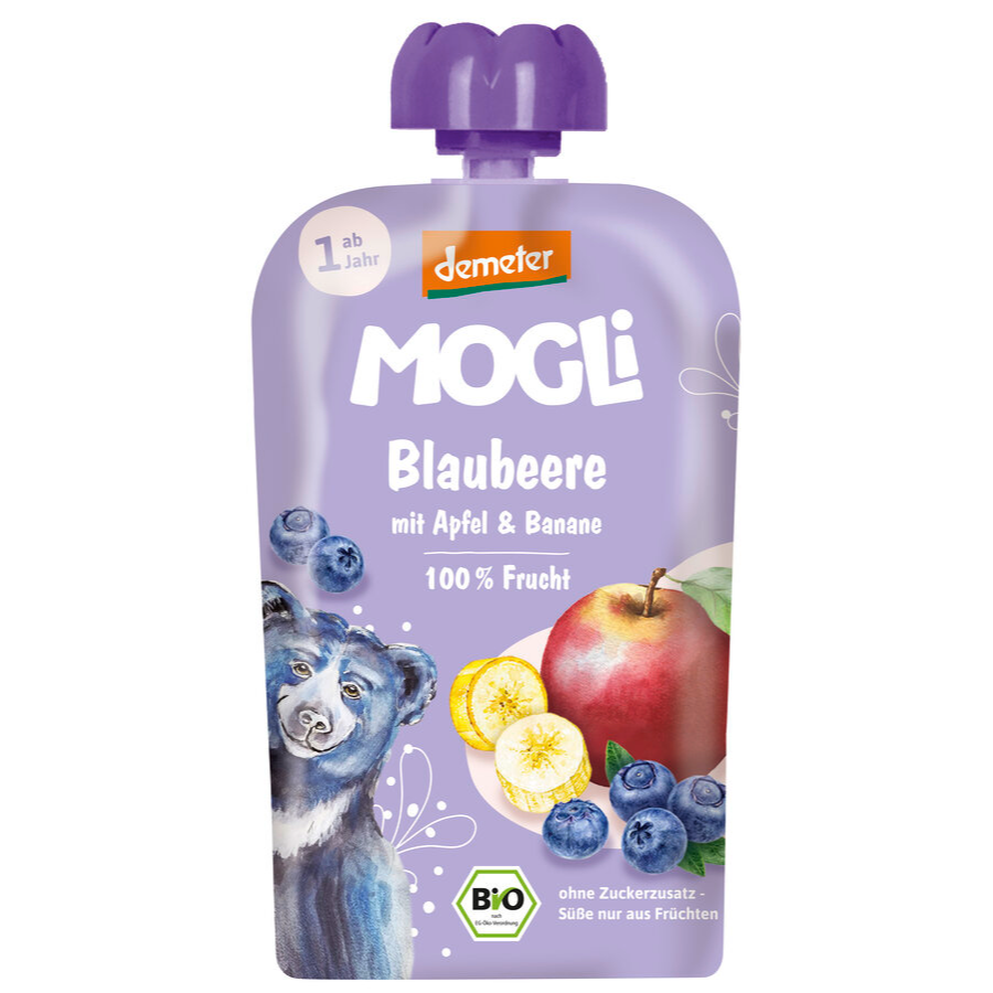 Bio Quetschie Blaubeere, demeter