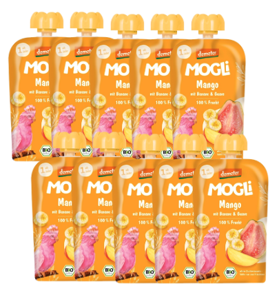 Bio Quetschie Mango-Guave demeter, Karton 6 Stk.