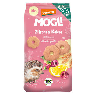 Bio Zitronenkekse mit Himbeere demeter