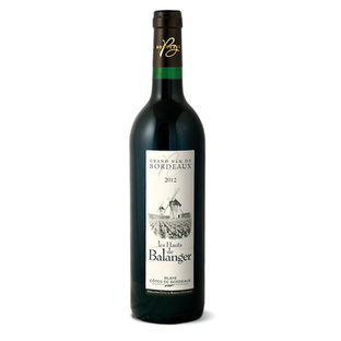 Vin rouge - balye côte de bordeaux "les hauts de balanger" 13,5° bio