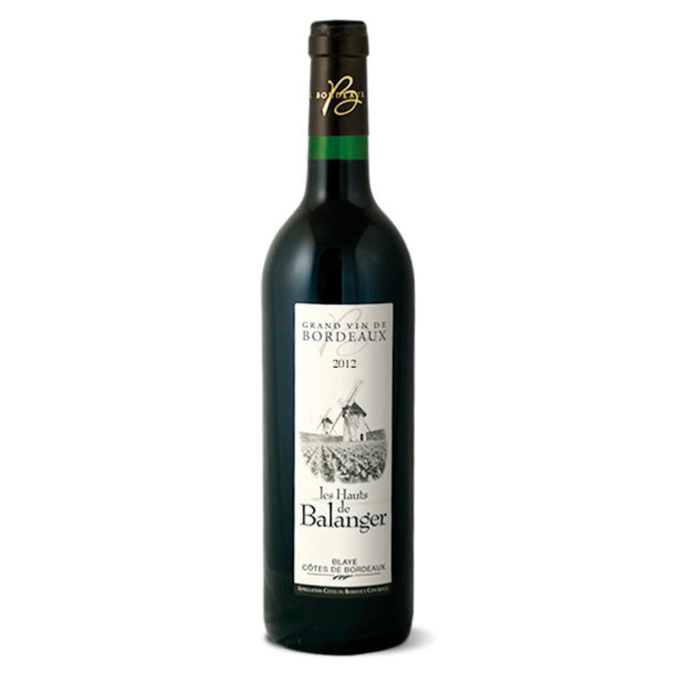 Vin rouge - balye côte de bordeaux "les hauts de balanger" 13,5° bio
