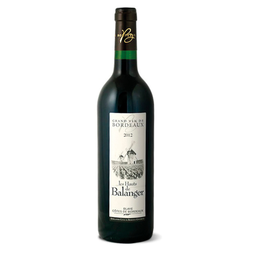 Vin rouge - balye côte de bordeaux "les hauts de balanger" 13,5° bio