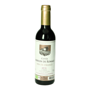 Vin rouge - Vin de France "Moulin de Romagne" 12,5° Bio