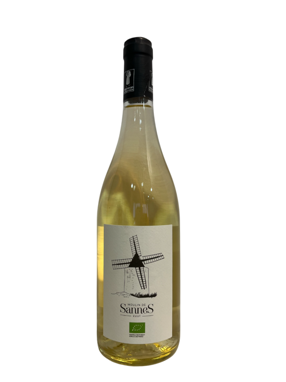 Vin blanc - IGP Mediterranée Moulin de Sannes 13° bio