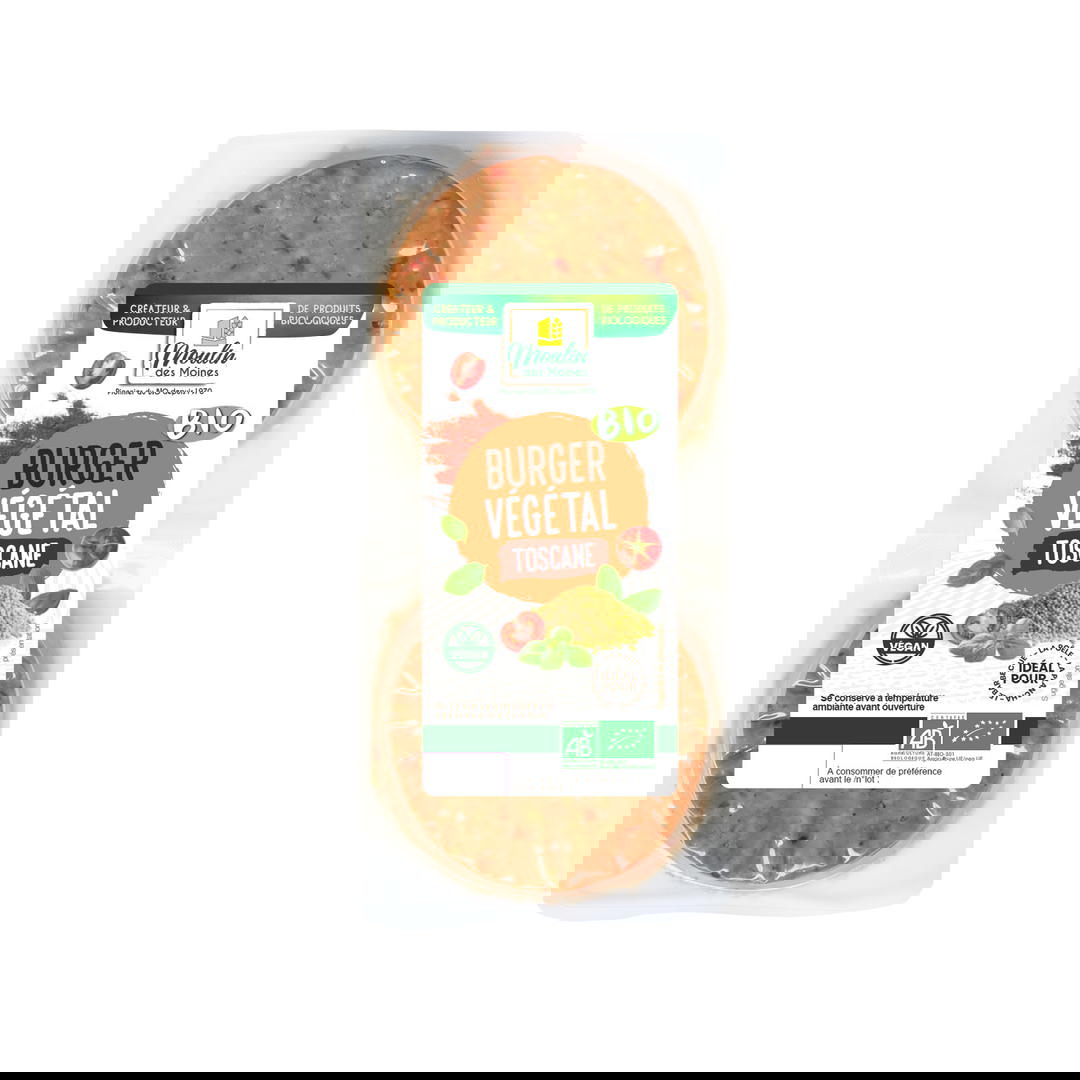 Burger végétal tomate - à la Toscane bio