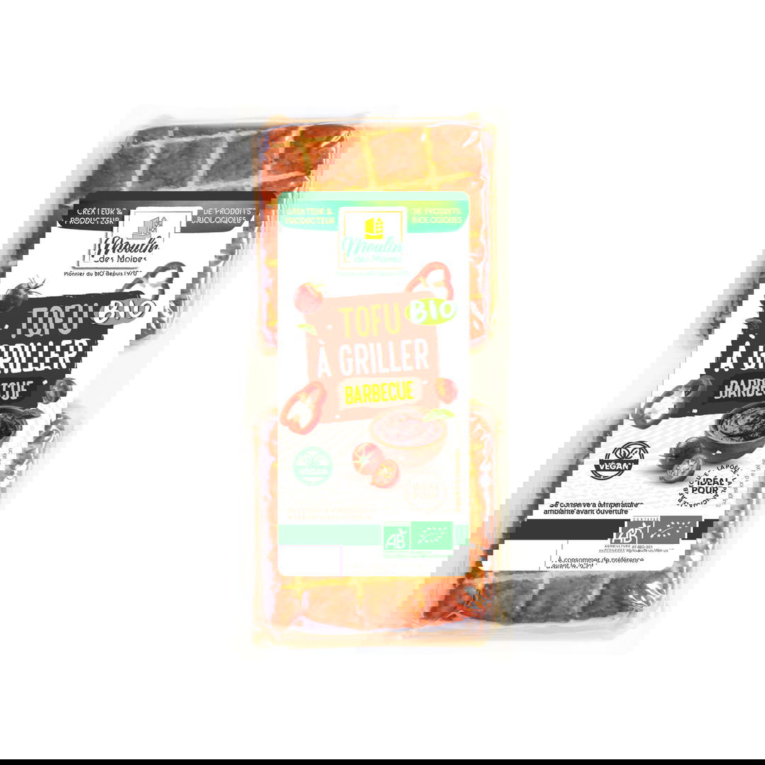 Tofu grillé façon barbecue bio