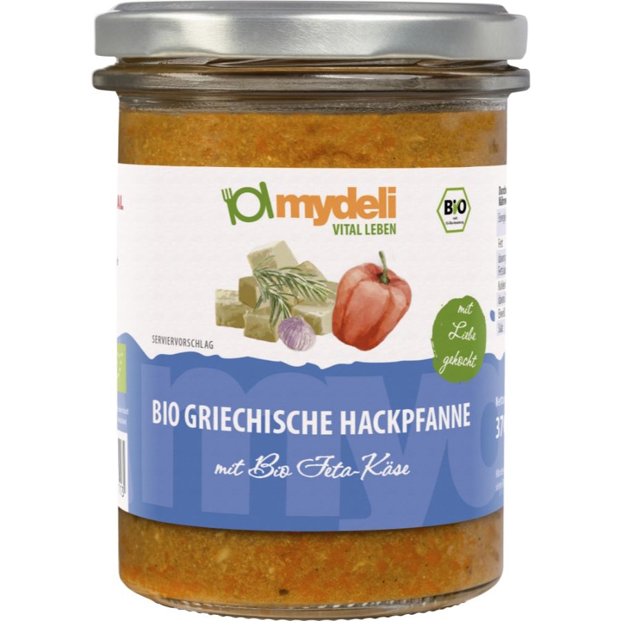 Bio Griechische Hackpfanne mit Feta