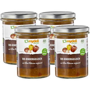 Bio Rindergulasch, Karton 4 Stk.