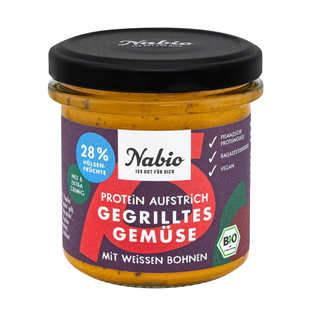 Bio Brotaufstrich Gegrilltes Gemüse & Bohnen
