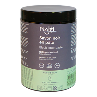 Savon noir en pâte à l'huile d'olive, certifié ecocert