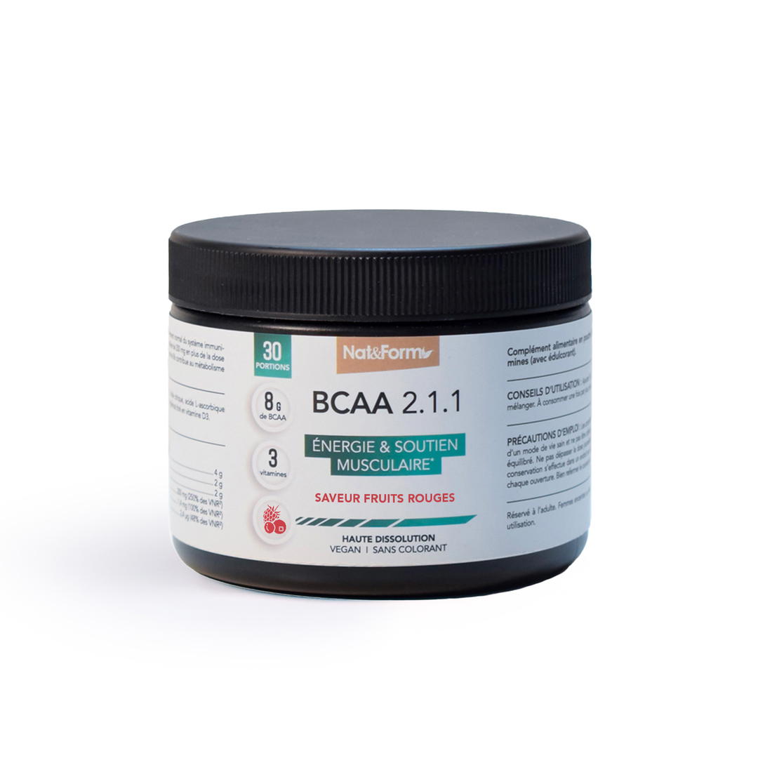 BCAA 2.1.1 saveur fruits rouges