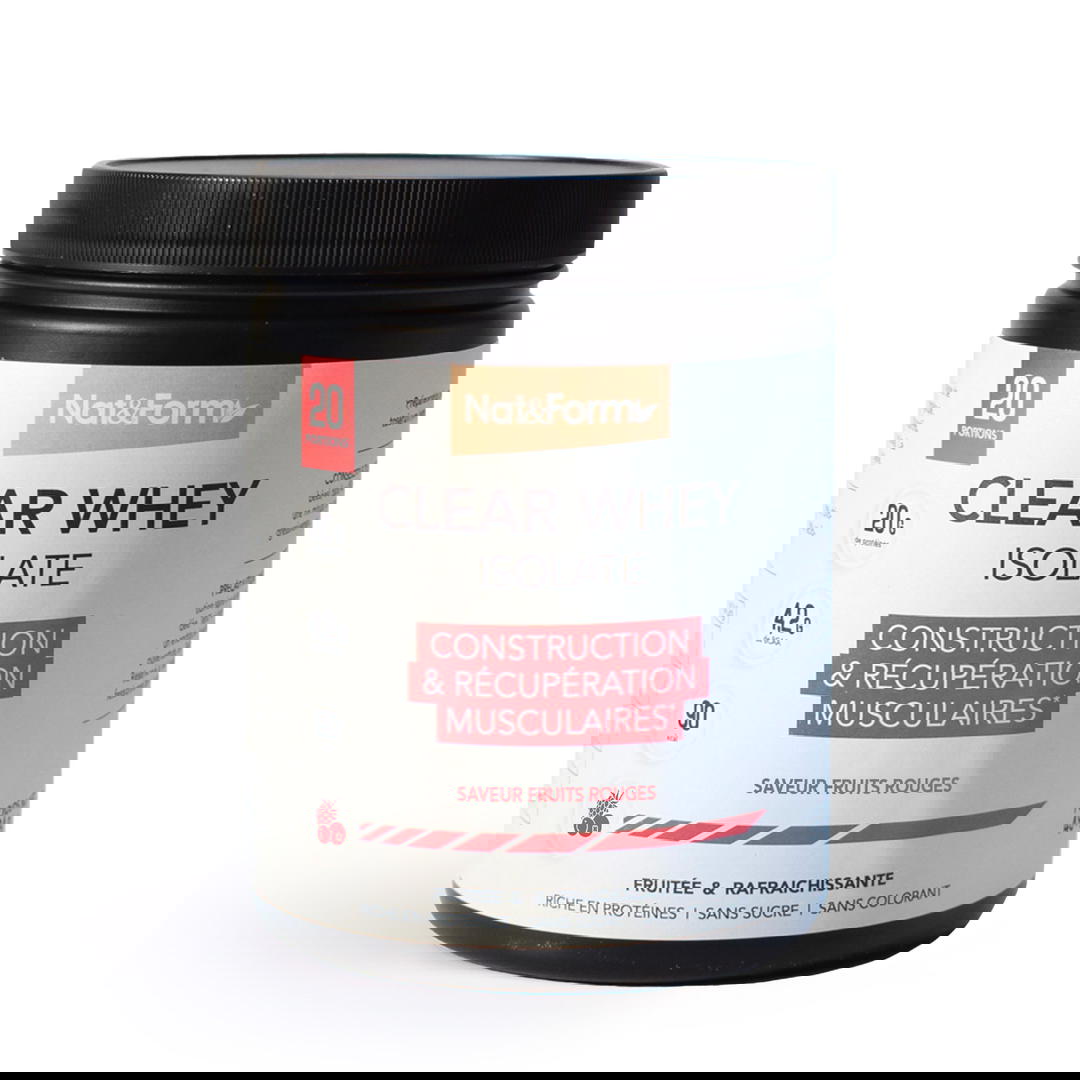 Clear whey isolate saveur fruits rouges